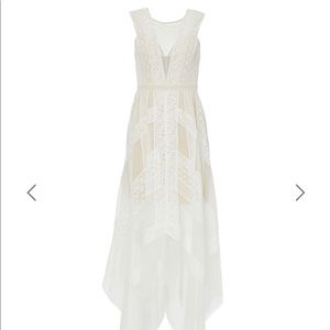 BCBG MAXAZRIA ANDI HANDKERCHIEF DRESS